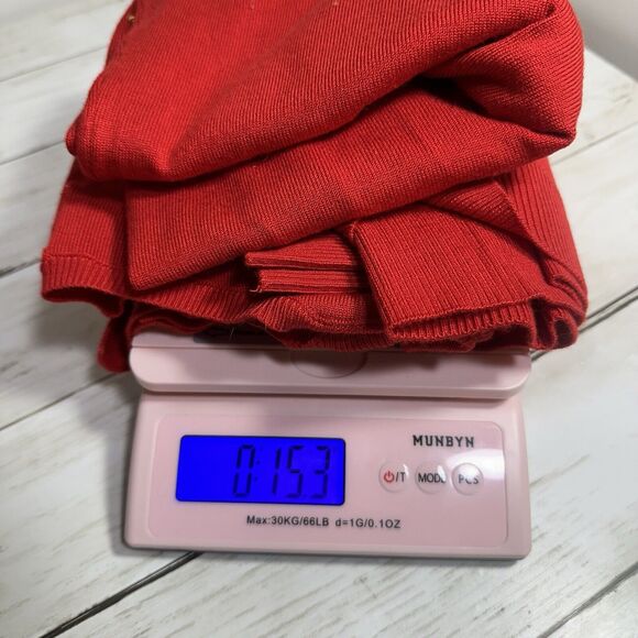 RUBY RD. Womens Plus Size 3X Stud Embellished Tunic Sweater Red Pullover NWOT - Picture 15 of 15